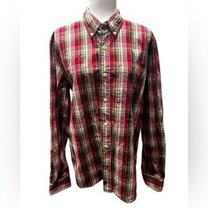 Abercrombie & Fitch Mens Large Muscle Style Button-Down Shirt 100% cotton office